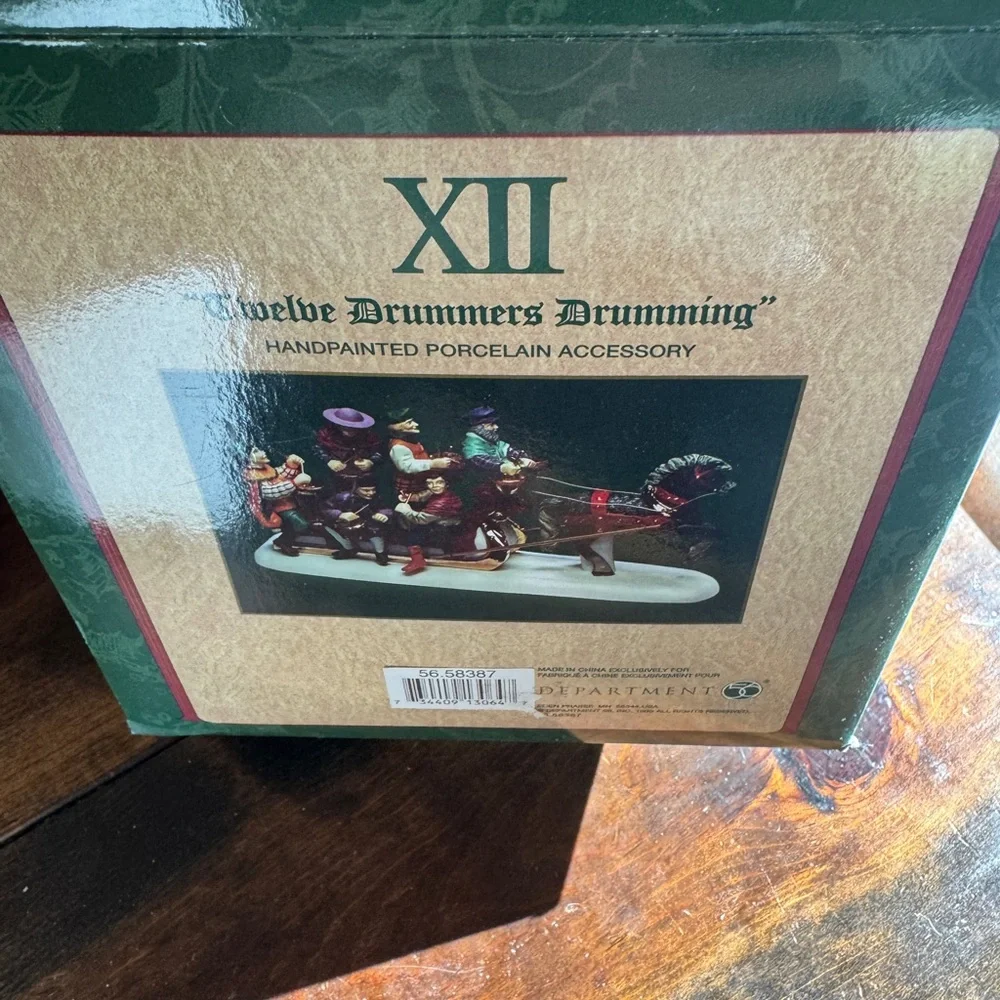 Twelve Days of Dickens' Village Holiday Decor| Day XII| Twelve Drummers Drumming - Picture 2 of 3